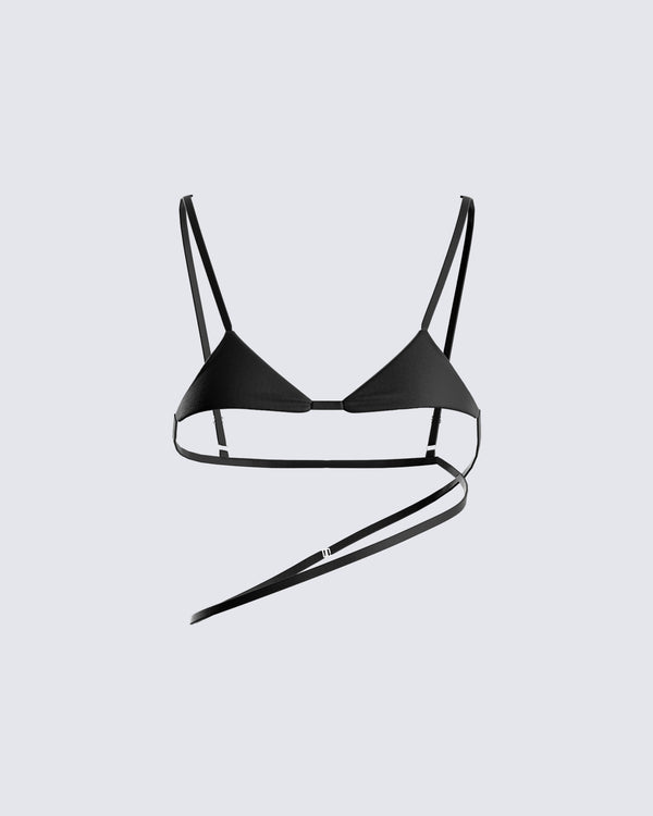 finesse Danilo Black Bikini Top