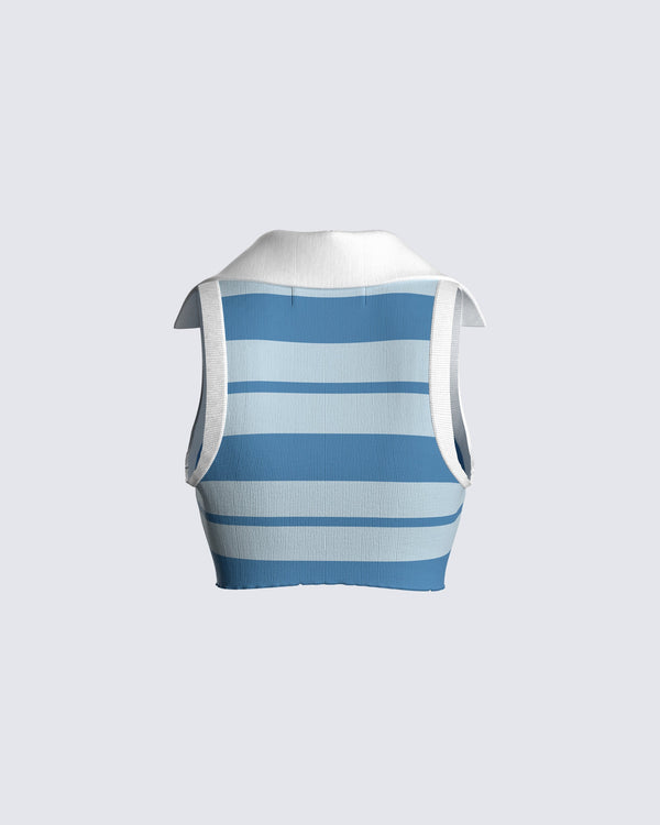 Finesse Davis Multi Stripe Top