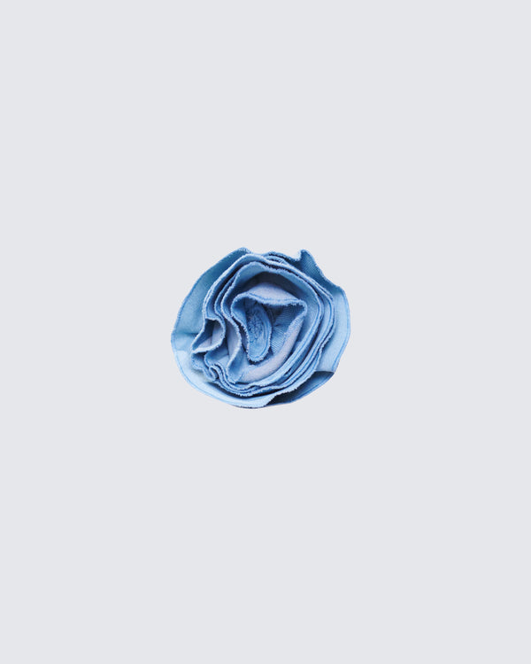 finesse Delores Blue Denim Arm Corsage