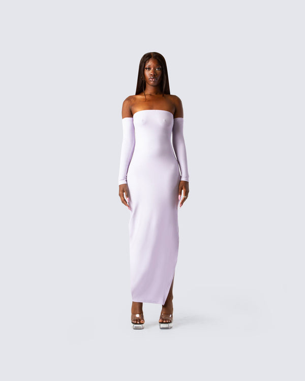 Finesse Desta Purple Maxi Dress