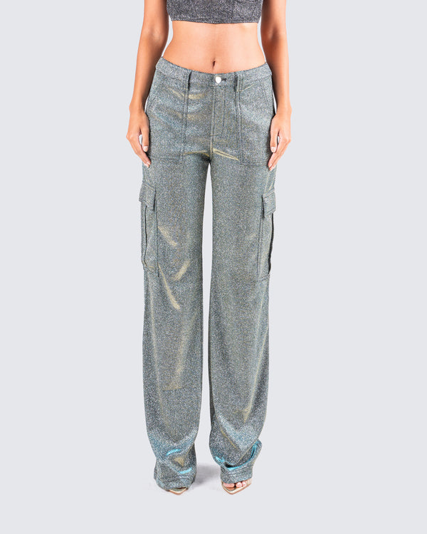 Finesse Dixon Shimmer Cargo Pant