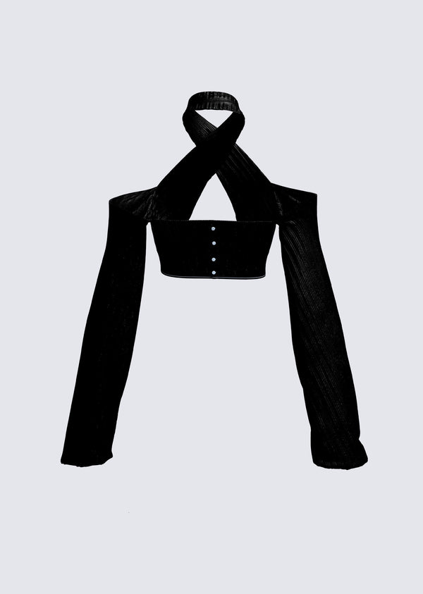 Finesse Dom Pleated Top