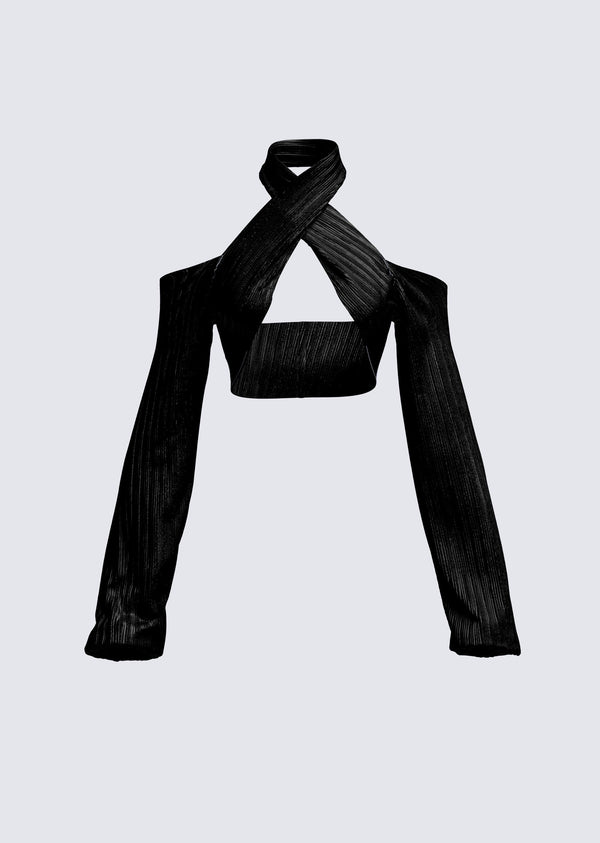 finesse Dom Pleated Top