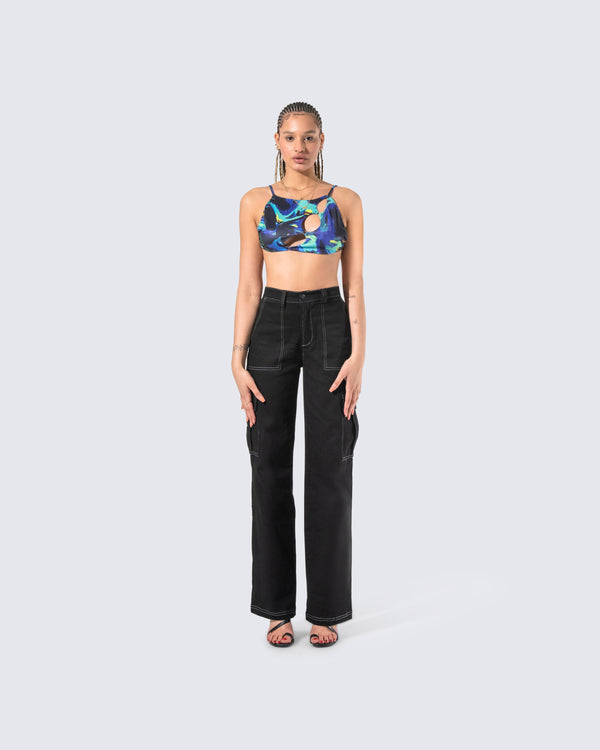 Finesse Dominique Cut Out Top