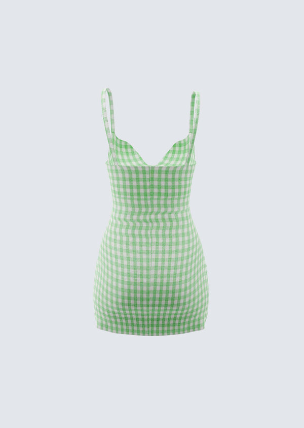 Finesse Dori Green Mini Dress