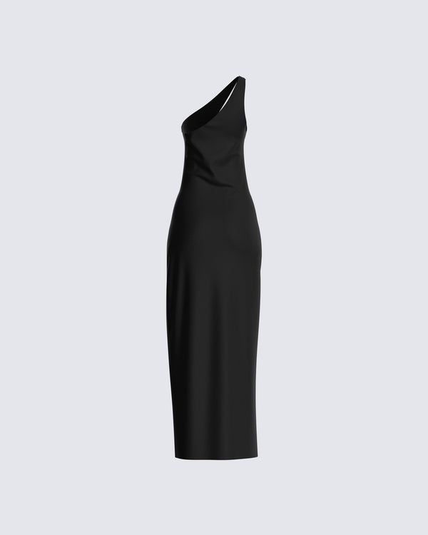 Finesse Dorian Black Cut Out Dress