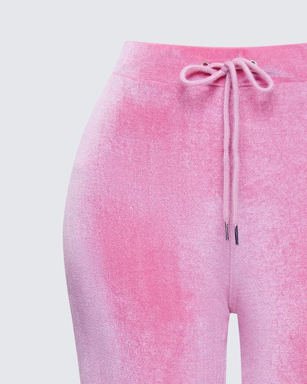 Finesse Eliana Pink Flared Pant