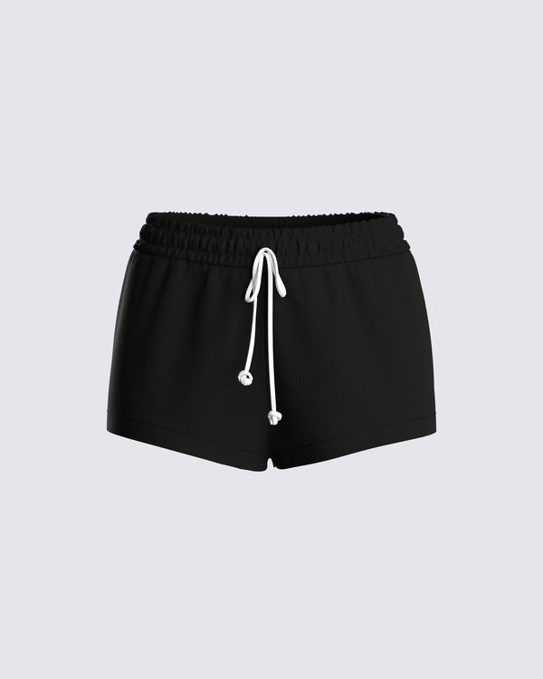 finesse Elio Black Back Talk Short