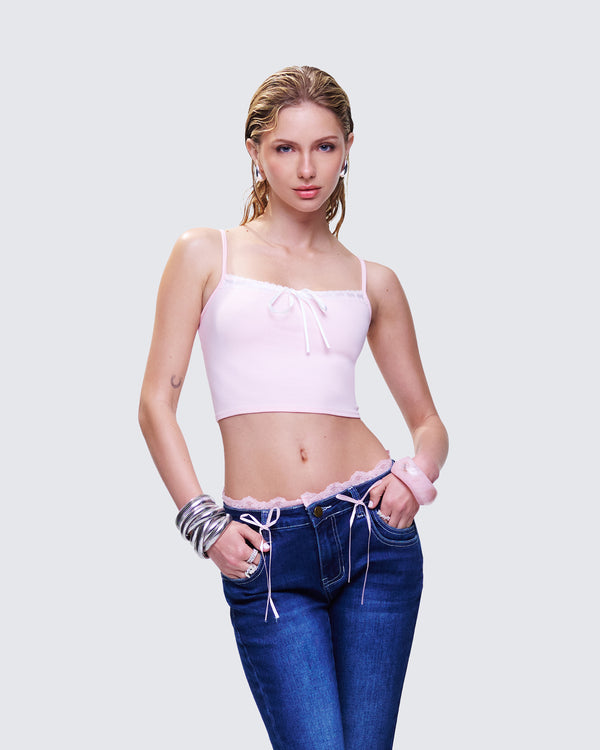 Finesse Fable Pink Bow Cami