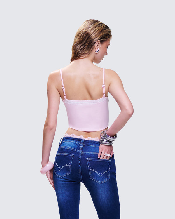 Finesse Fable Pink Bow Cami