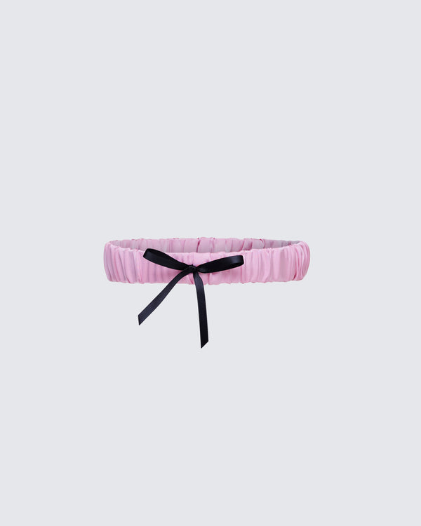 finesse Giselda Pink Thigh Garter