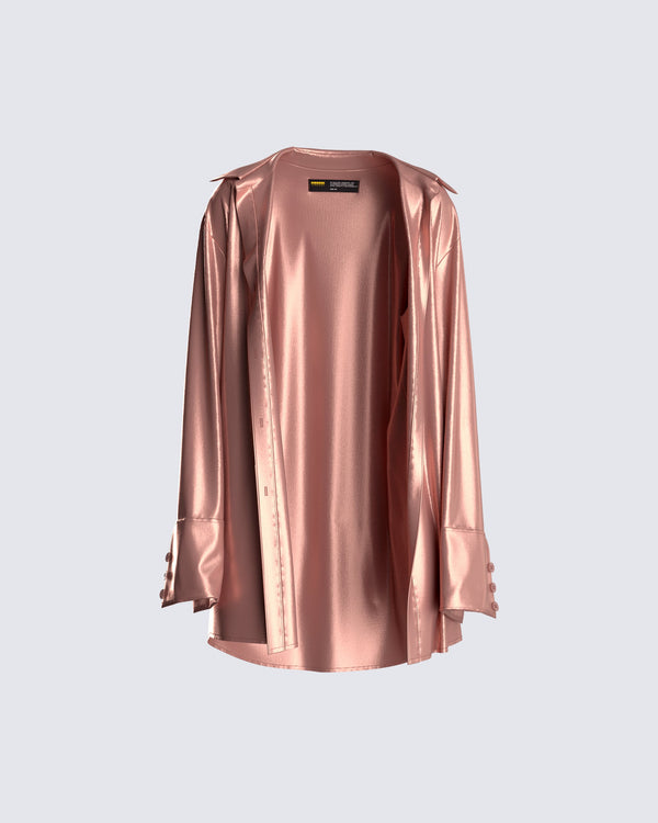 finesse Gracie Satin Shirt