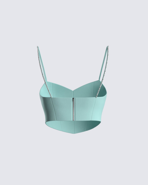 Finesse Hallie Rhinestone Top