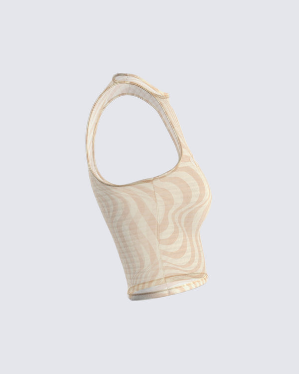 Finesse Holli Cut Out Top