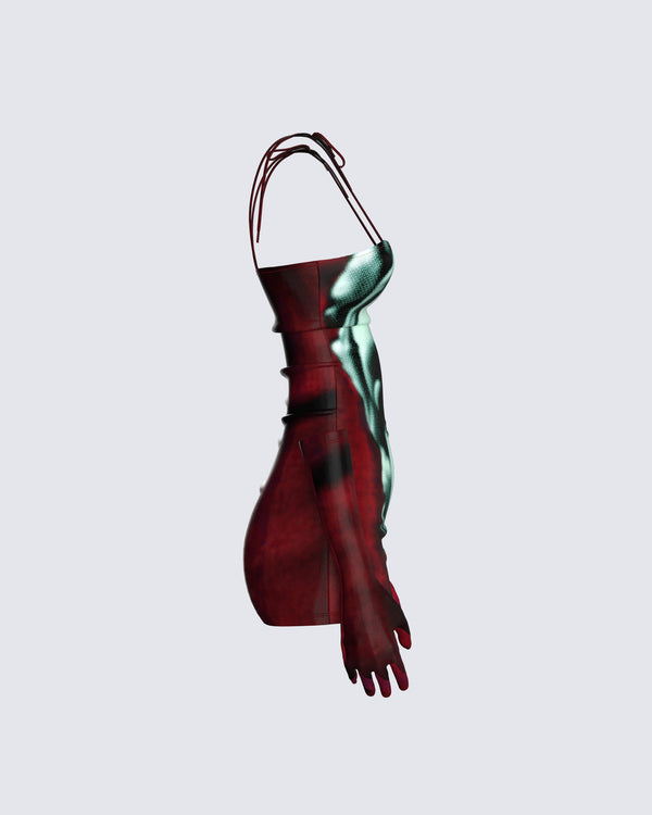 Finesse Jaya Mini Dress & Gloves