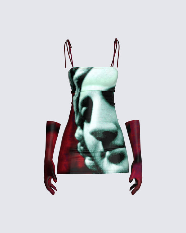 finesse Jaya Mini Dress & Gloves