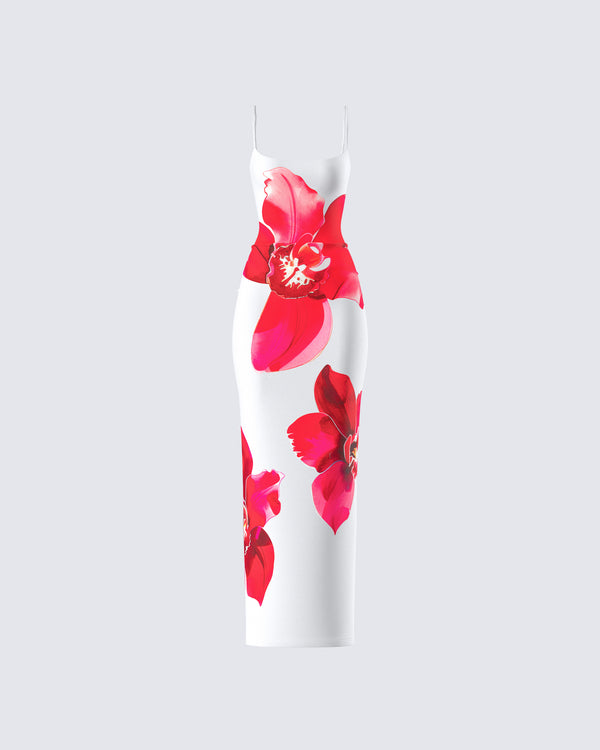 finesse Jemima Floral Print Maxi Dress