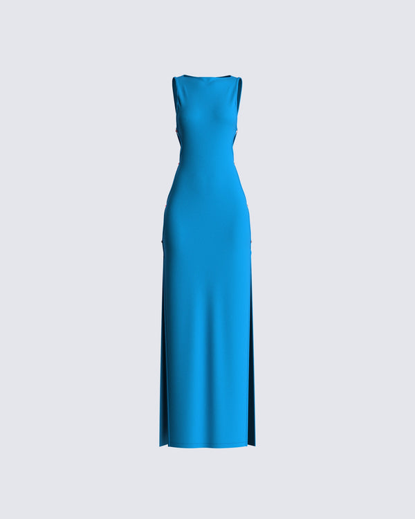 finesse Jenara Navy Maxi Dress