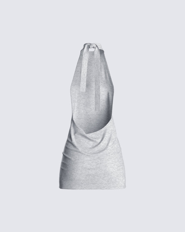 Finesse Jess Grey Mini Dress