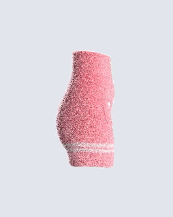 Finesse Joss Knit Button Front Mini Skirt