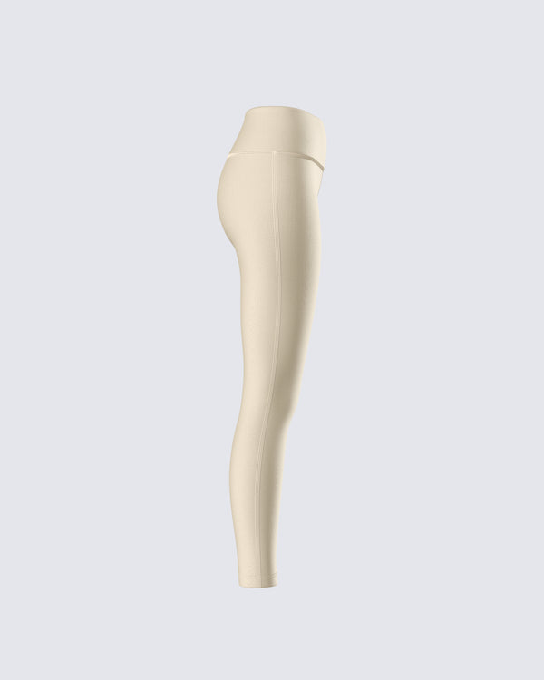 Finesse Jyn Khaki Jersey Leggings