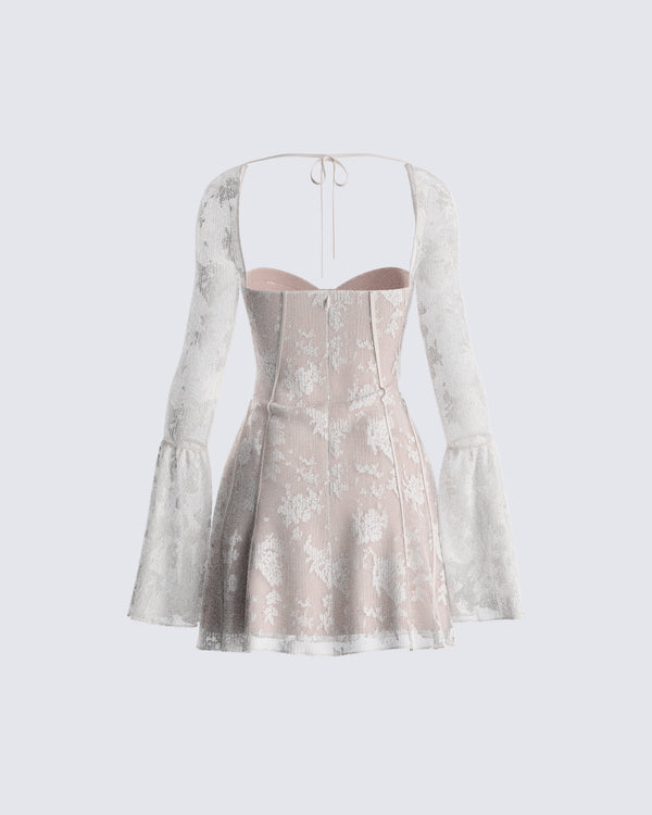 Finesse Kavita Ivory Lace Mini Dress
