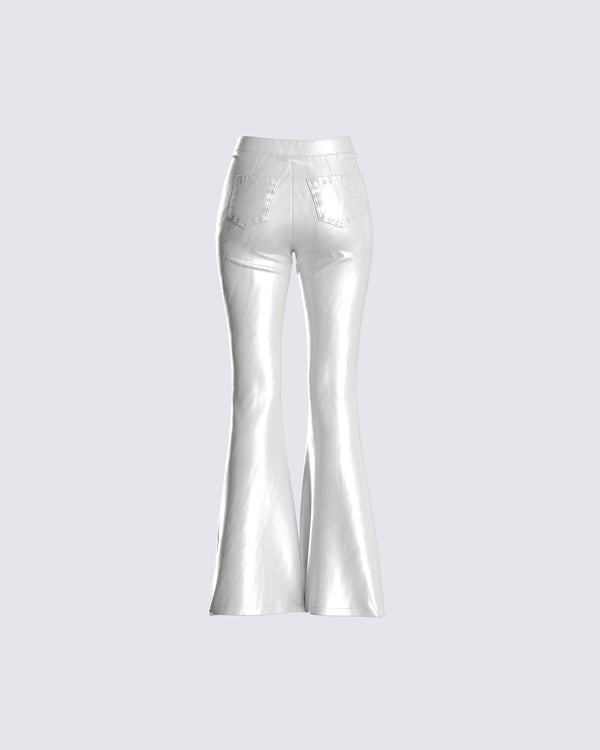 Finesse Kelly Silver Flared Pant