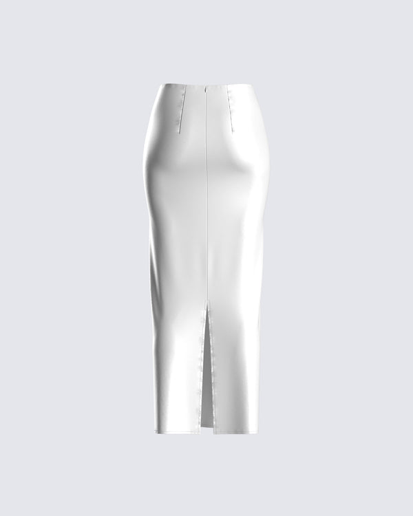Finesse Kenny White Maxi Skirt