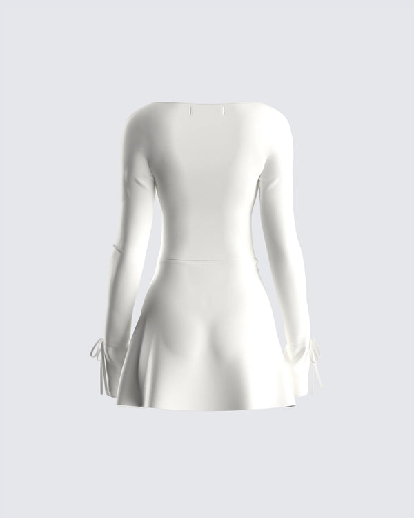 Finesse Kesia Ivory Mini Dress