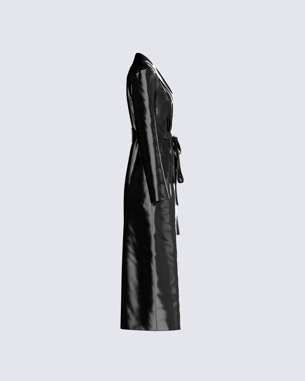 Finesse Knox Vegan Leather Coat