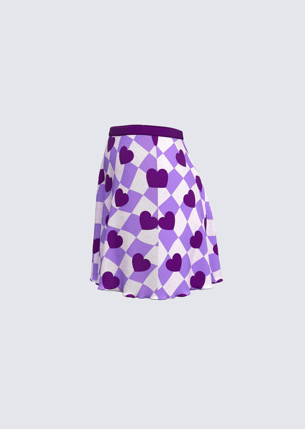 Finesse Kristi Eat Your Heart Out Skirt