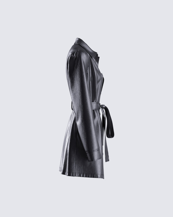 Finesse Kylie Vegan Leather Jacket