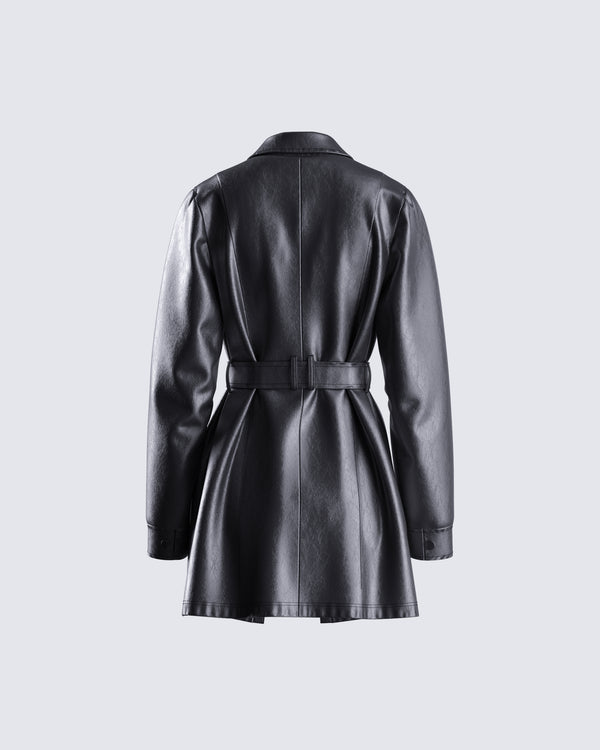 Finesse Kylie Vegan Leather Jacket