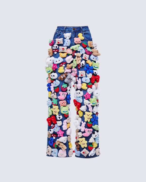 finesse Levelle Blue Denim Stuffed Animal Jean