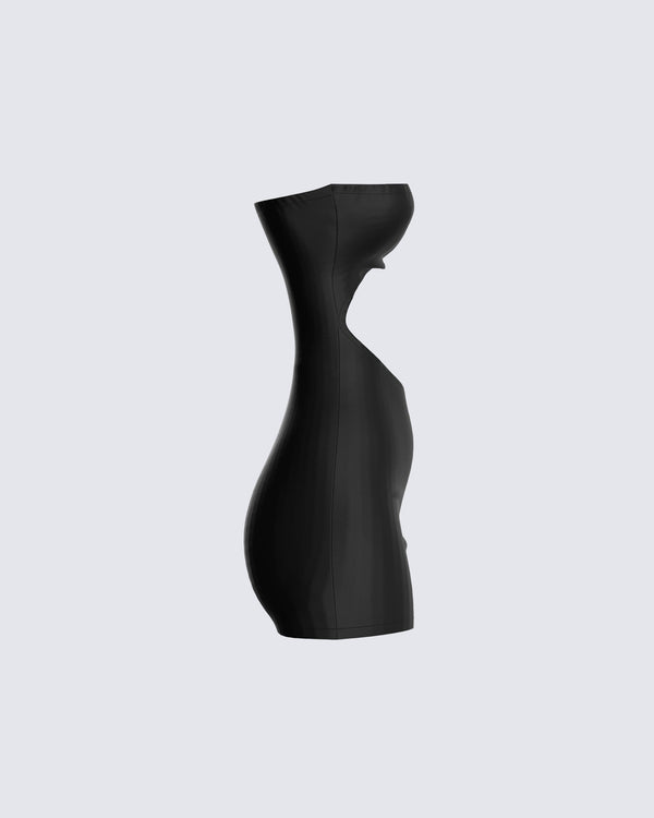 Finesse Lewis Black Cut Out Dress