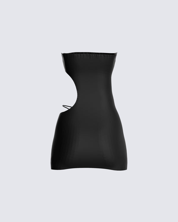Finesse Lewis Black Cut Out Dress