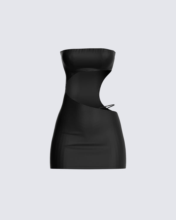 finesse Lewis Black Cut Out Dress