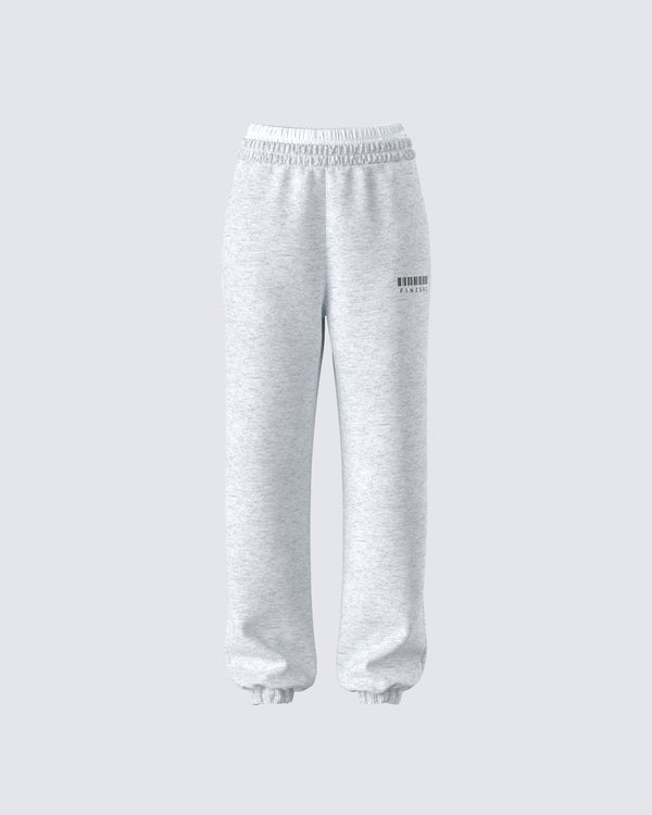 finesse Lila Grey Sweatpant