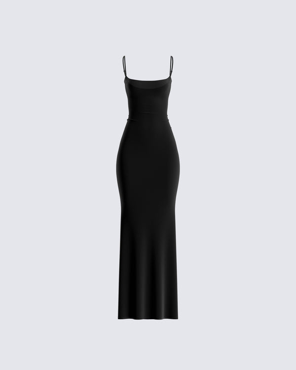 finesse Lilibet Black Maxi Dress