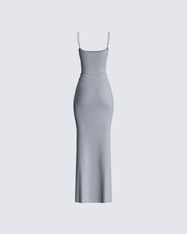 Finesse Lilibet Grey Maxi Dress