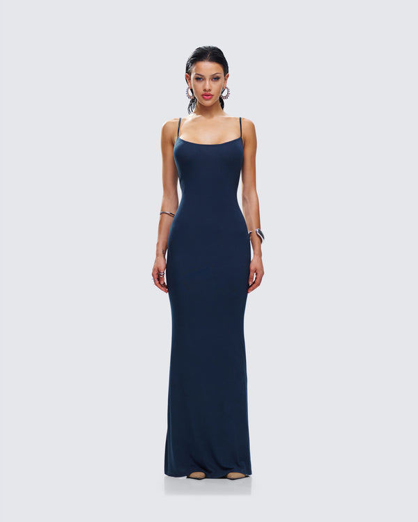 Finesse Lilibet Teal Maxi Dress