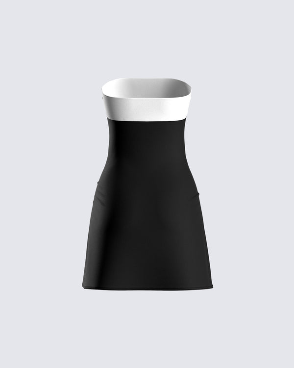 Finesse Lupita Multi Banded Mini Dress