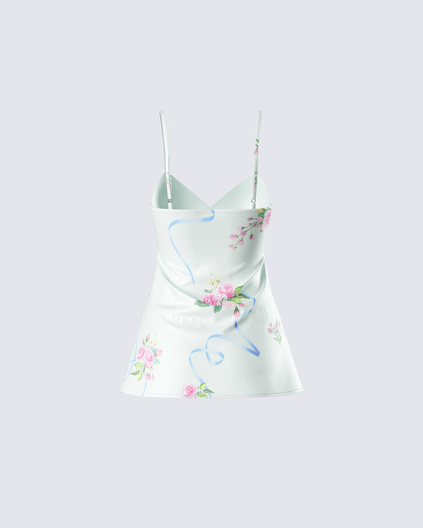 Finesse Luz Floral Print Cami Top
