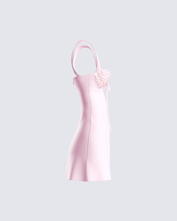 Finesse Mabel Pink Mini Dress