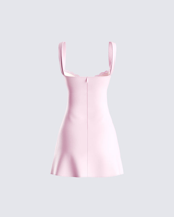 Finesse Mabel Pink Mini Dress