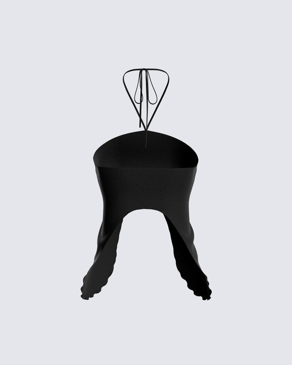 Finesse Maisie Jersey High Low Top