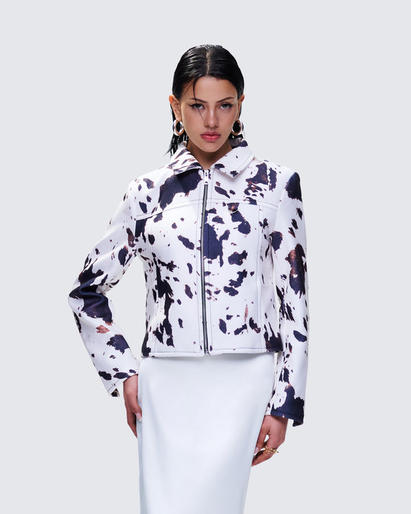 Finesse Marnie Multi Vegan Cowhide Jacket