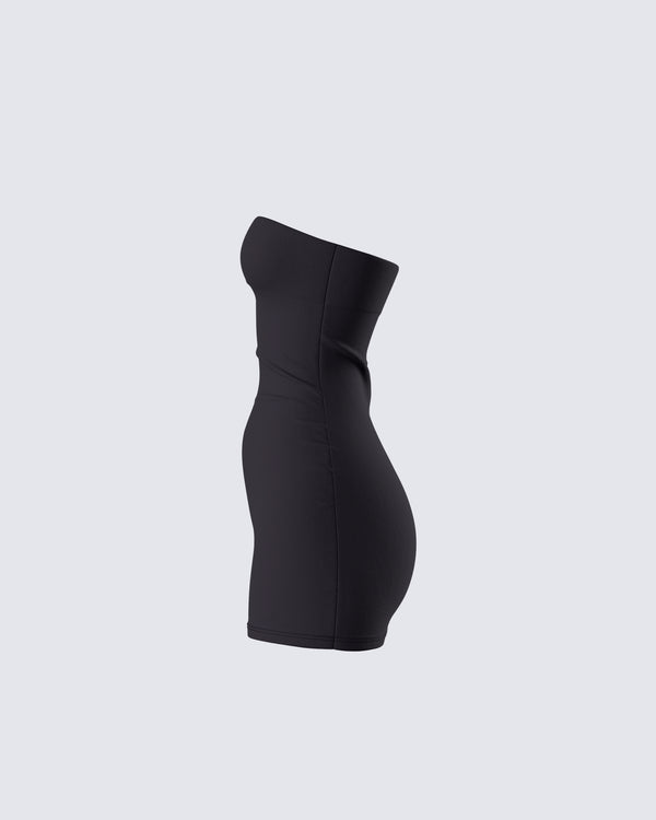 Finesse Maxine Black Jersey Tube Dress
