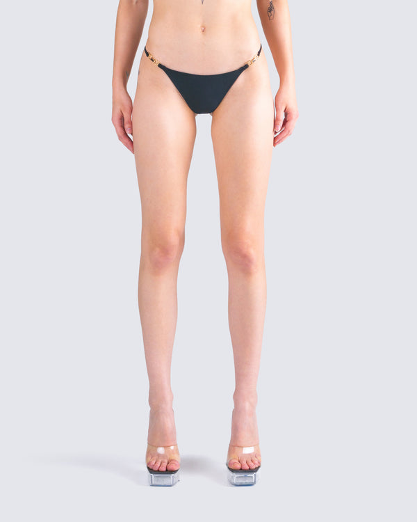 Finesse Monique Black Bikini Bottom