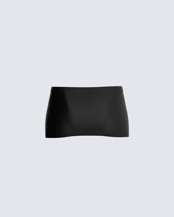 Finesse Monique Black Mini Skirt